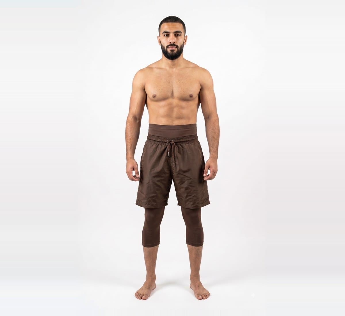 Awrah Training Short in Brown